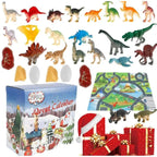 Dinosaur Advent Calendar – 24 soft rubber figures with play mat