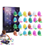 Dinosaur Advent Calendar – 24 soft rubber figures with play mat