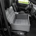 Dog Car Seat – padded interior, integrated basket, water-resistant