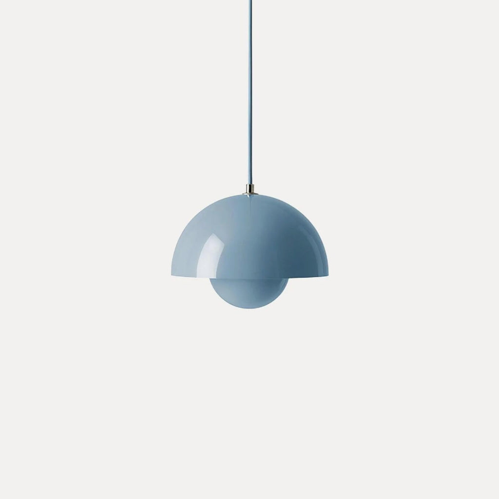 Dome Shade Pendant Light – floating globe diffuser, adjustable cord
