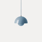 Dome Shade Pendant Light – floating globe diffuser, adjustable cord