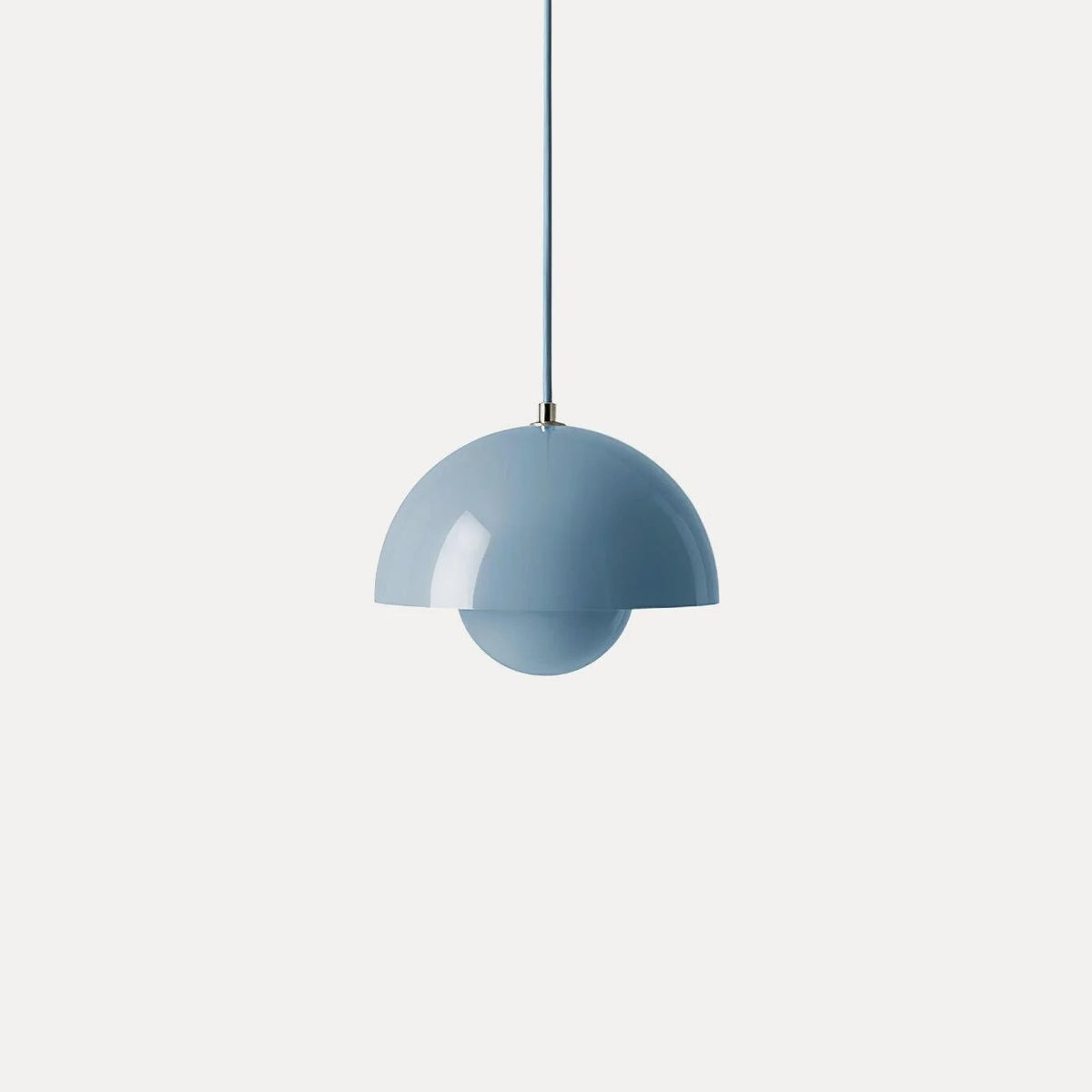 Dome Shade Pendant Light – floating globe diffuser, adjustable cord