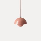 Dome Shade Pendant Light – floating globe diffuser, adjustable cord