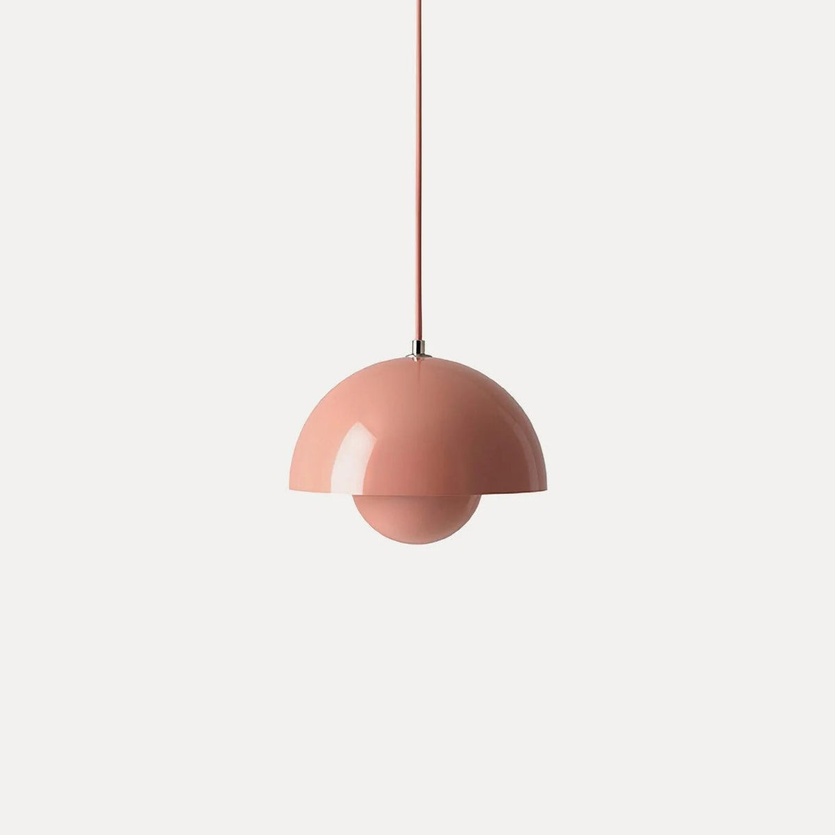 Dome Shade Pendant Light – floating globe diffuser, adjustable cord