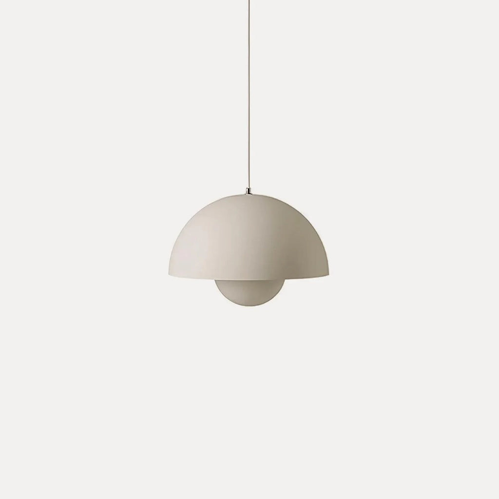 Dome Shade Pendant Light – floating globe diffuser, adjustable cord