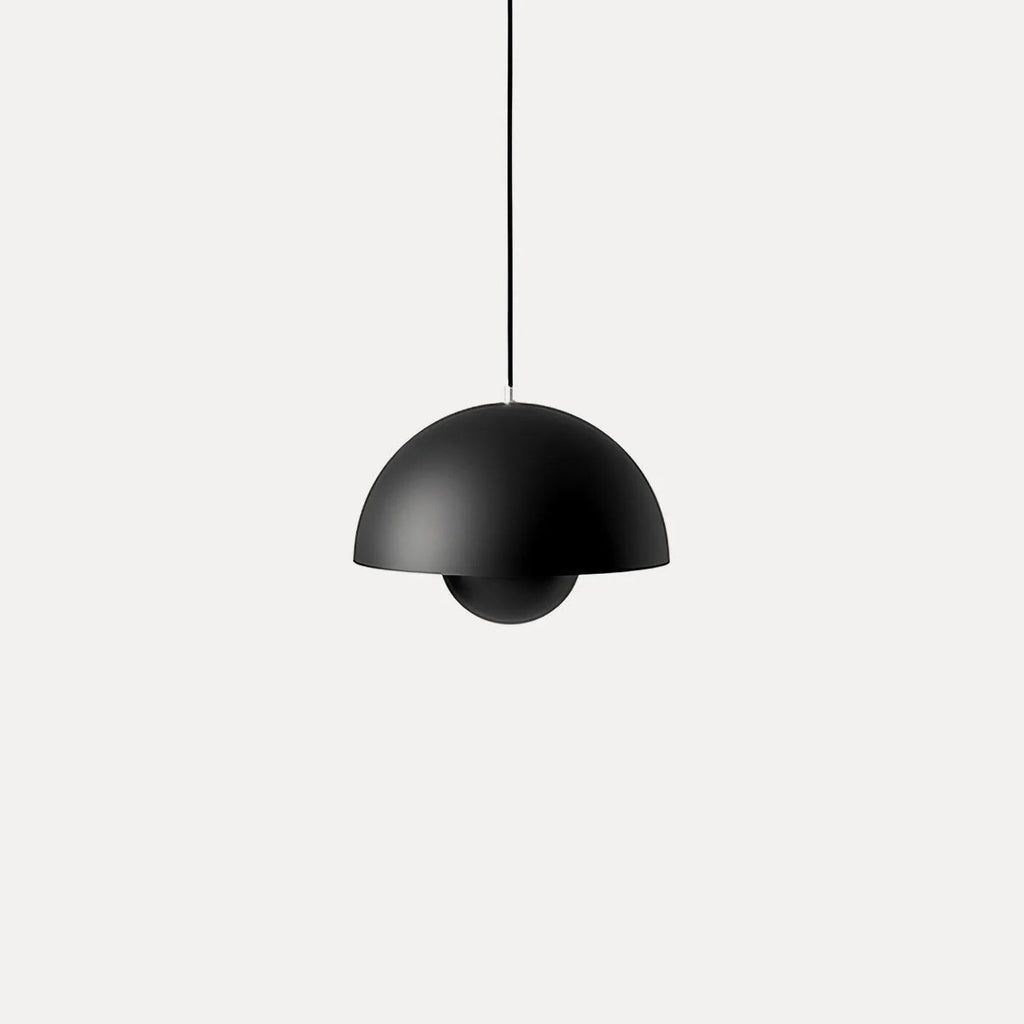 Dome Shade Pendant Light – floating globe diffuser, adjustable cord