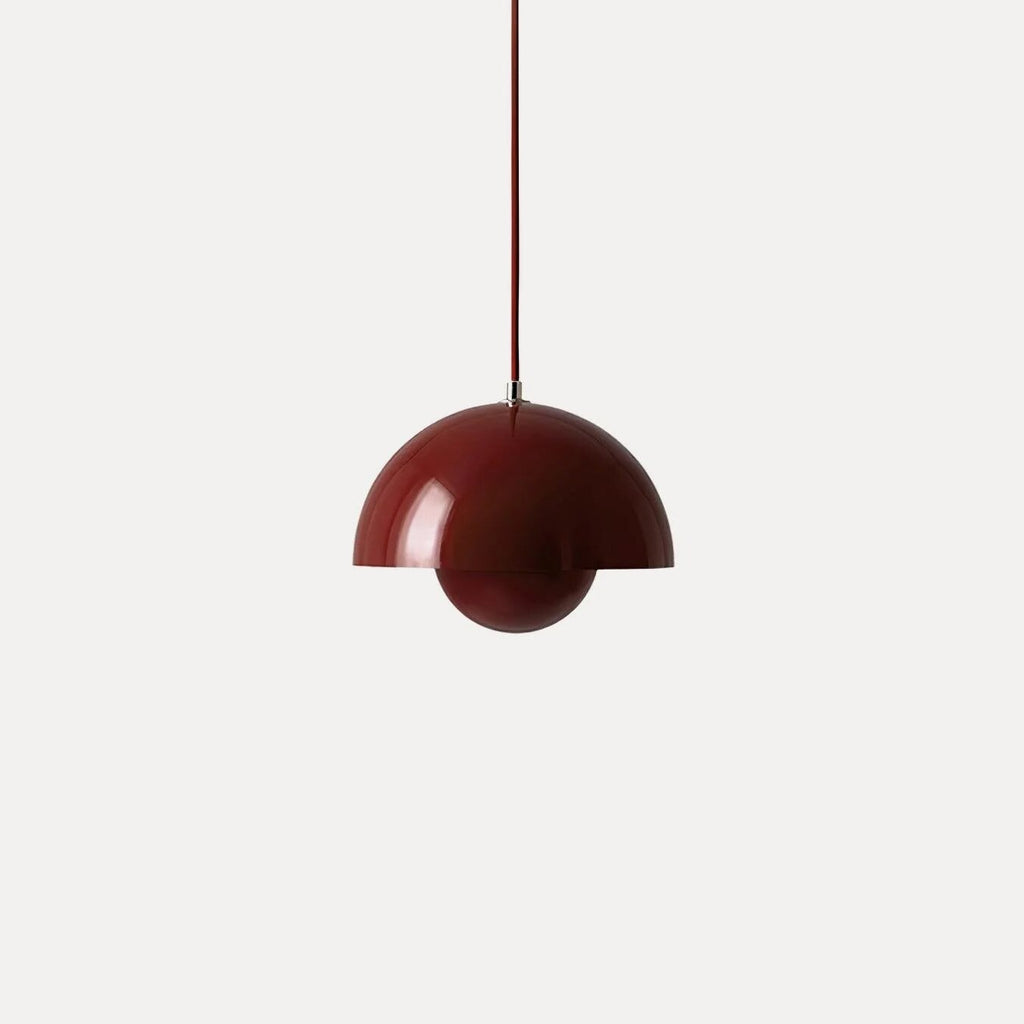 Dome Shade Pendant Light – floating globe diffuser, adjustable cord