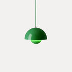 Dome Shade Pendant Light – floating globe diffuser, adjustable cord