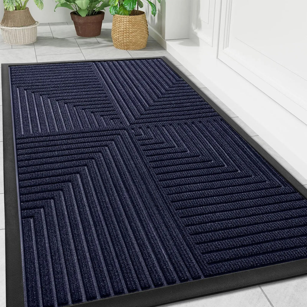 Doormat – durable rubber, anti-slip underside, home entrance