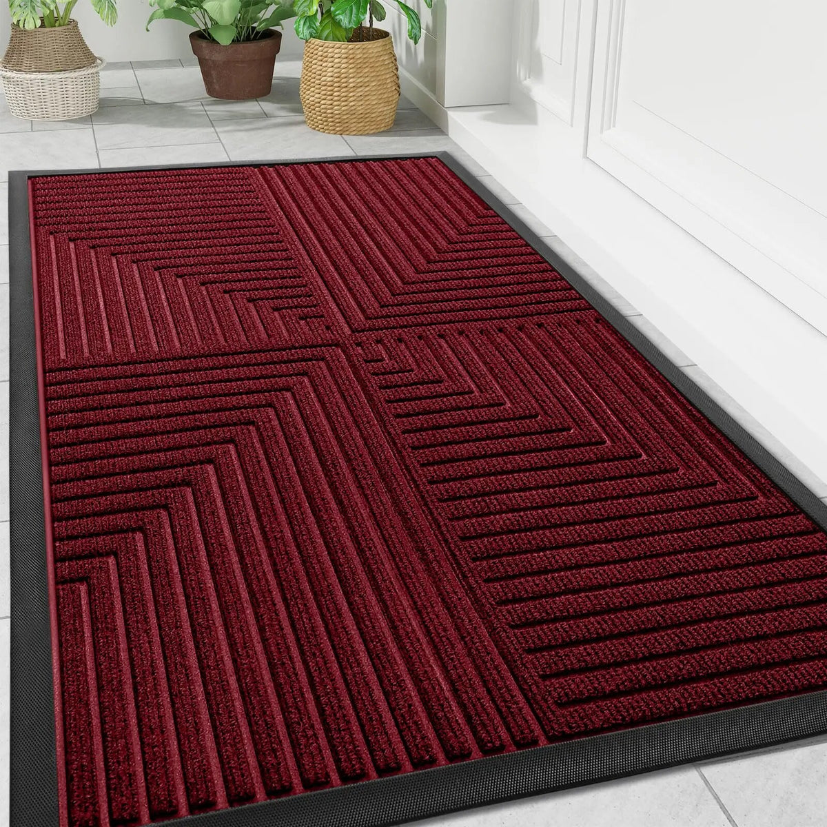 Doormat – durable rubber, anti-slip underside, home entrance