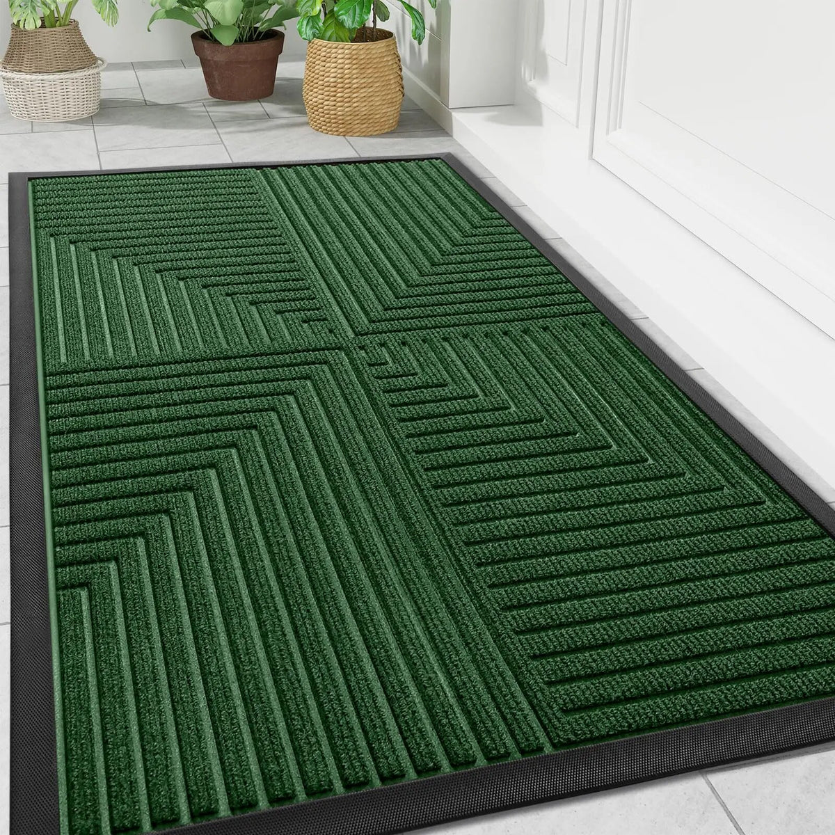 Doormat – durable rubber, anti-slip underside, home entrance