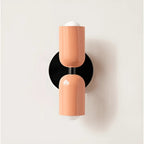Double-Sided Capsule Wall Light – round backplate, multi-tone options