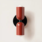 Double-Sided Capsule Wall Light – round backplate, multi-tone options