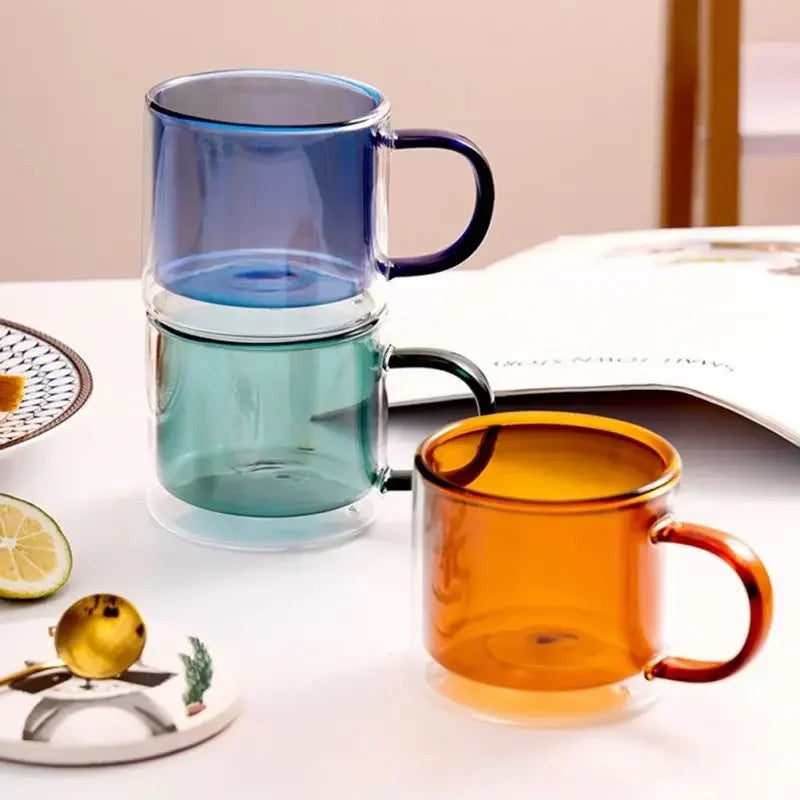 Double Wall Glass Mug