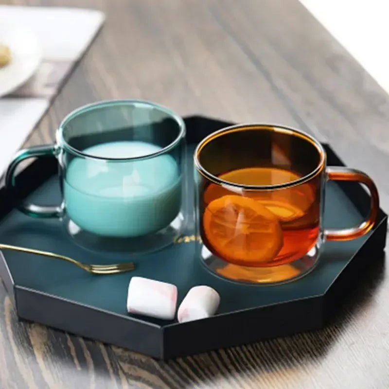 Double Wall Glass Mug