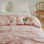 Duvet Cover Set – breathable cotton percale, reversible, hidden zip