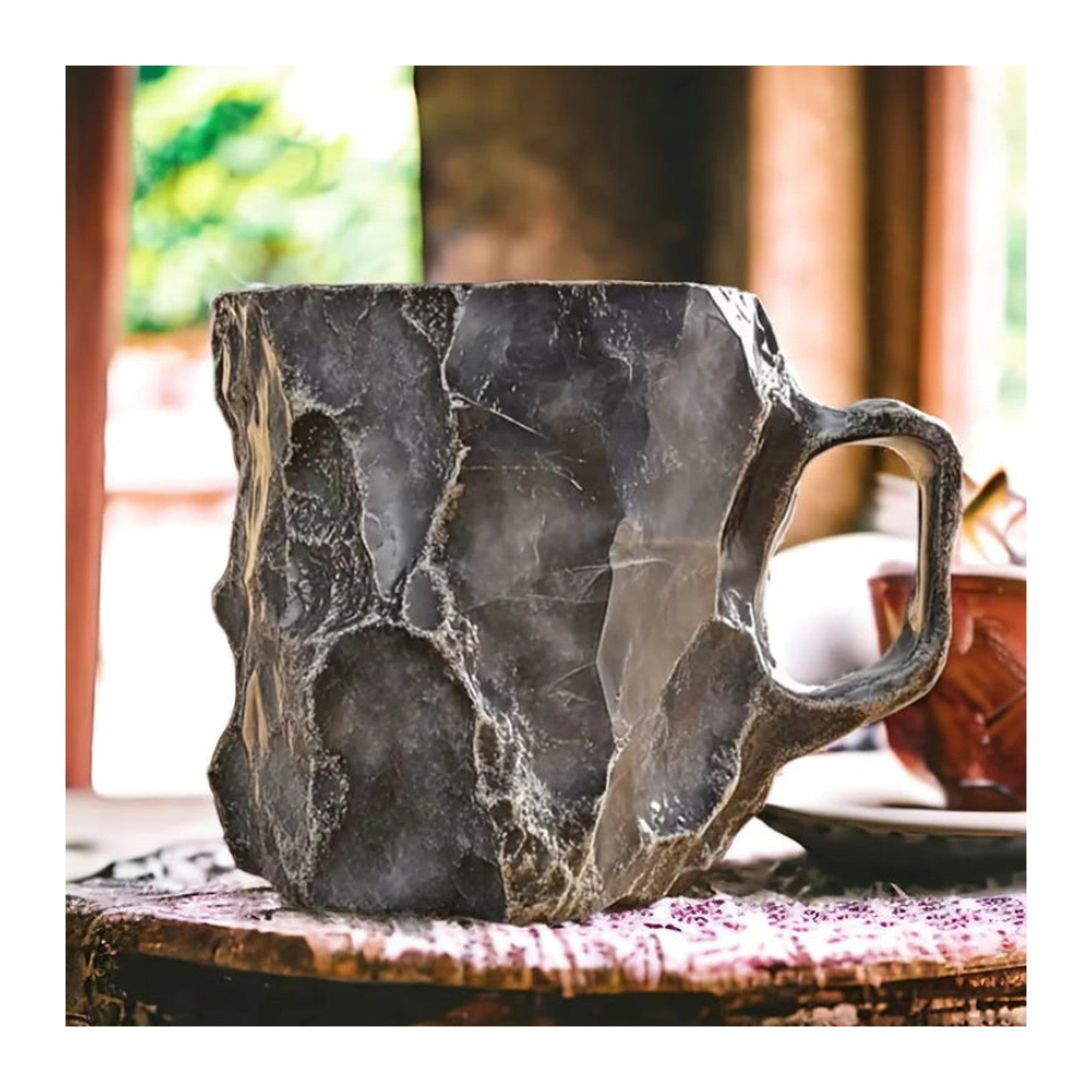Faceted Mineral Mug