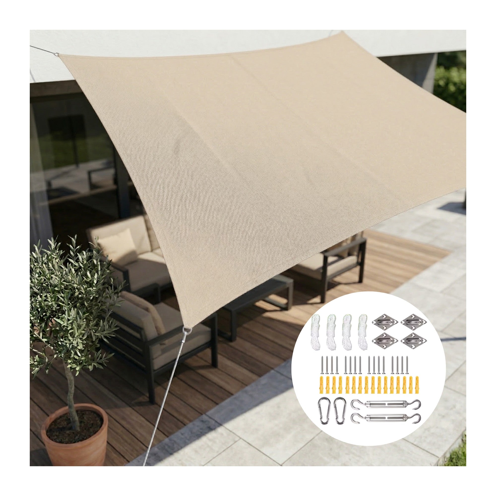 Rectangular Shade Sail