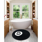 Eight Ball Round Rug