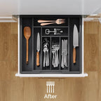 Expandable Bamboo Drawer Organiser