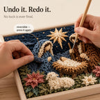 Fabric Tuck Art Kit – textured relief, six Christian designs