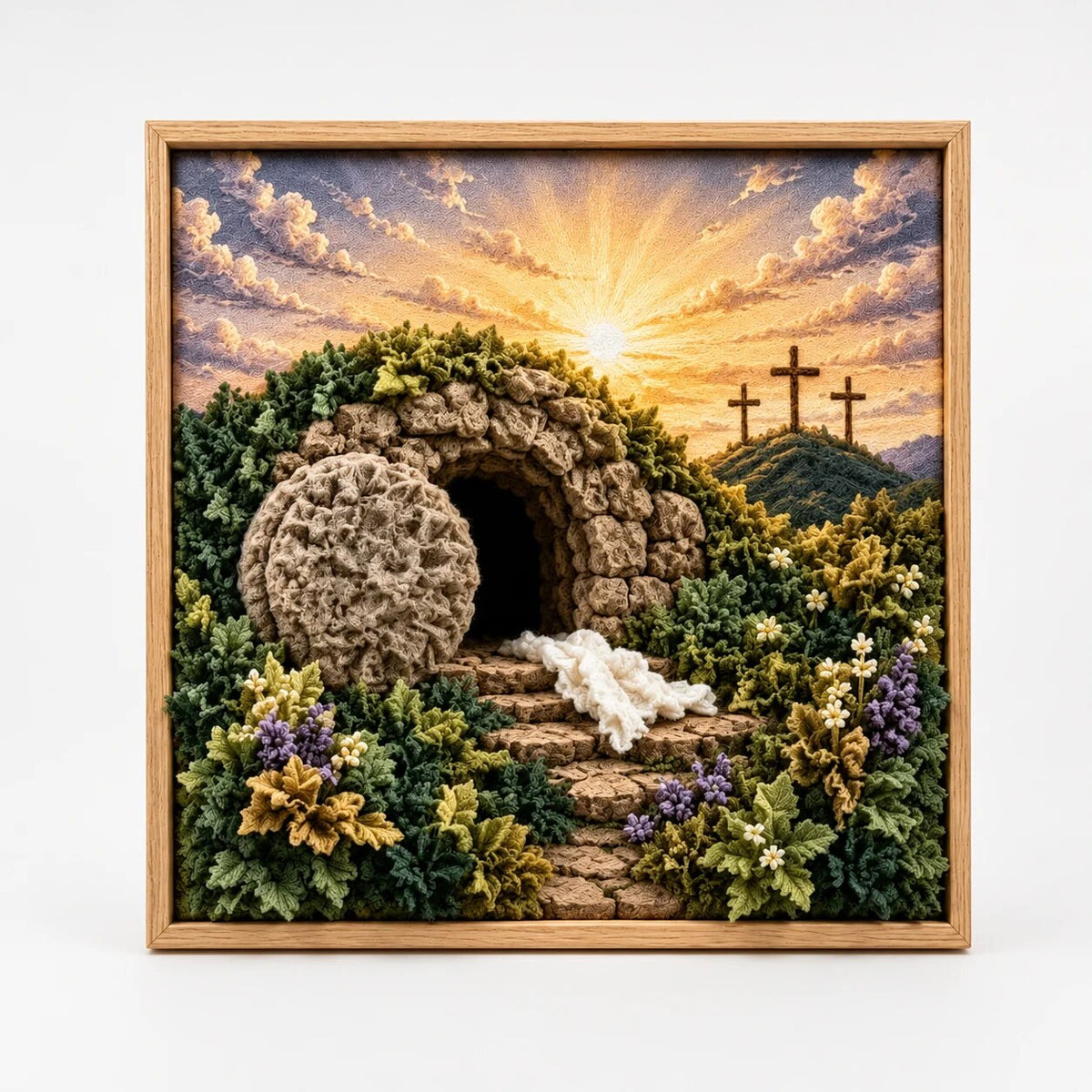 Fabric Tuck Art Kit – textured relief, six Christian designs
