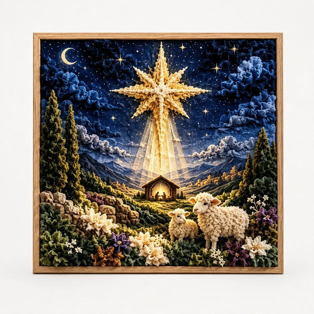 Fabric Tuck Art Kit – textured relief, six Christian designs