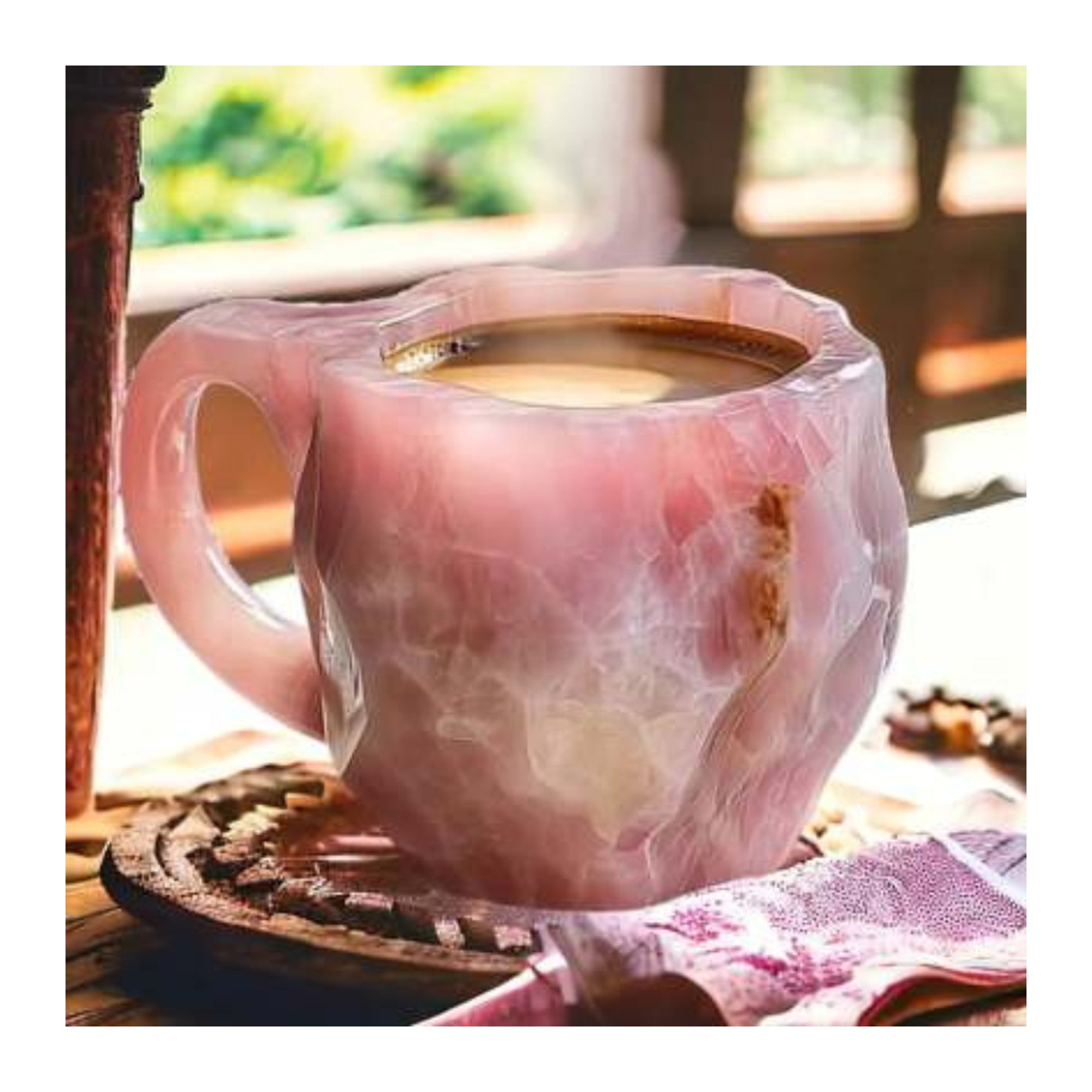 Faceted Mineral Mug