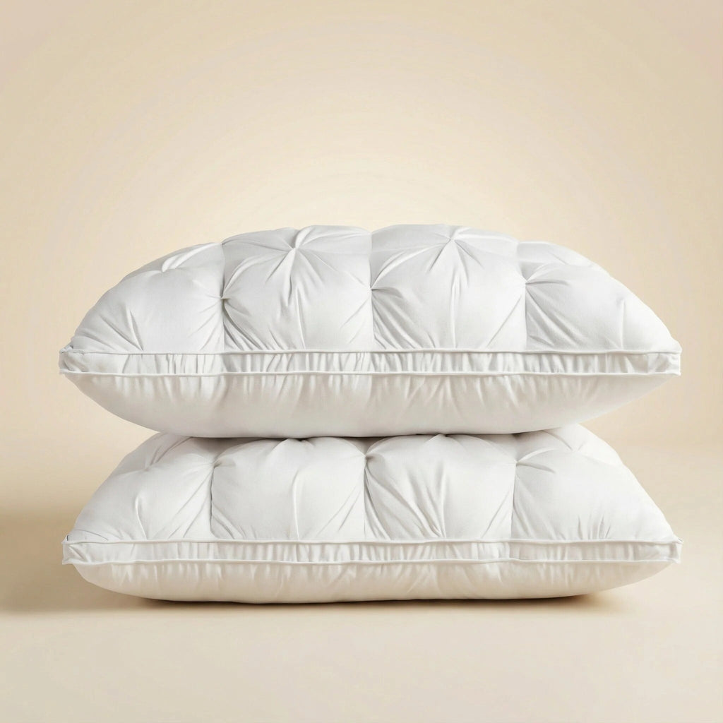 Feather pillow – goose filling, cotton cover, all sleep positions