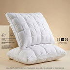 Feather pillow – goose filling, cotton cover, all sleep positions