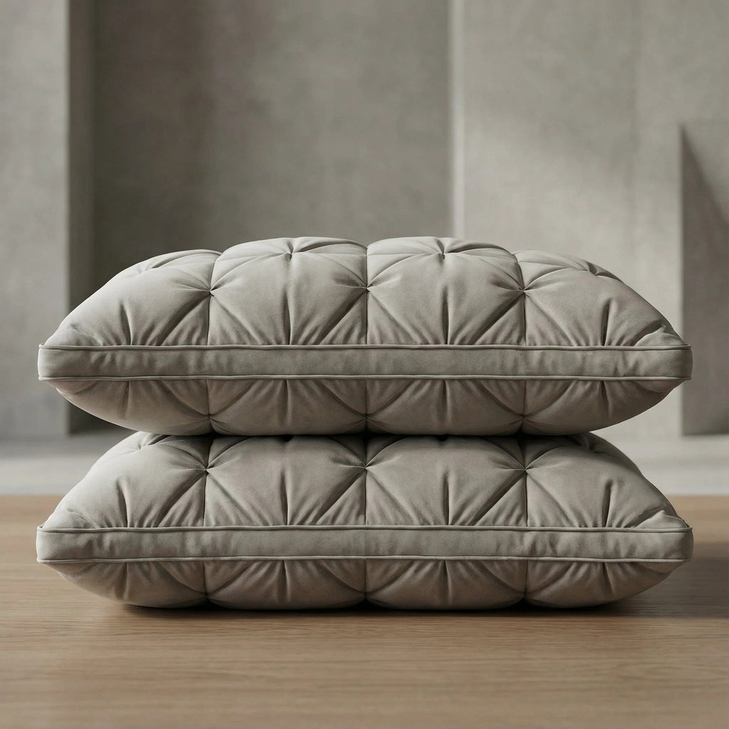 Feather pillow – goose filling, cotton cover, all sleep positions