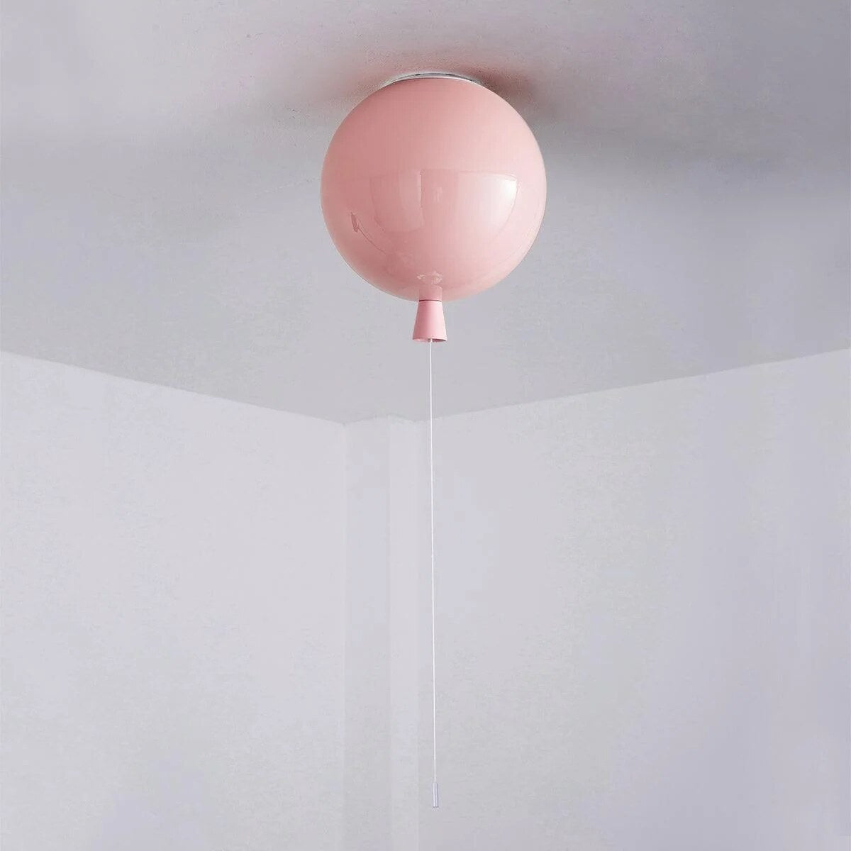 Floating Balloon Ceiling Light – pull cord switch, plastic