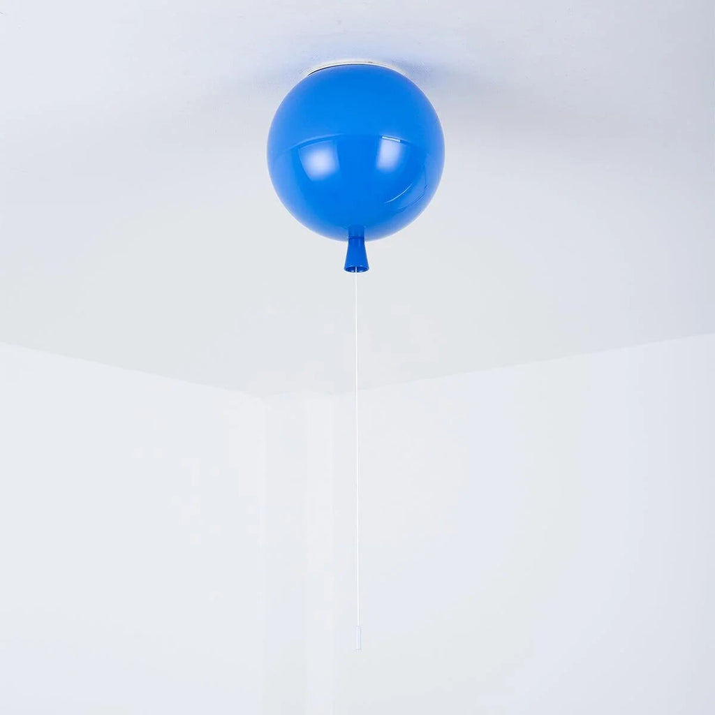Floating Balloon Ceiling Light – pull cord switch, plastic