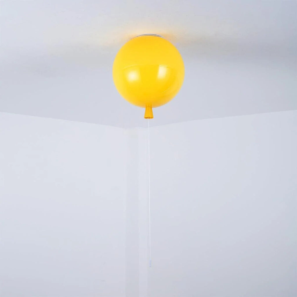 Floating Balloon Ceiling Light – pull cord switch, plastic