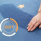 Foam Play Mat – rectangular shape, non-slip backing, multiple colours