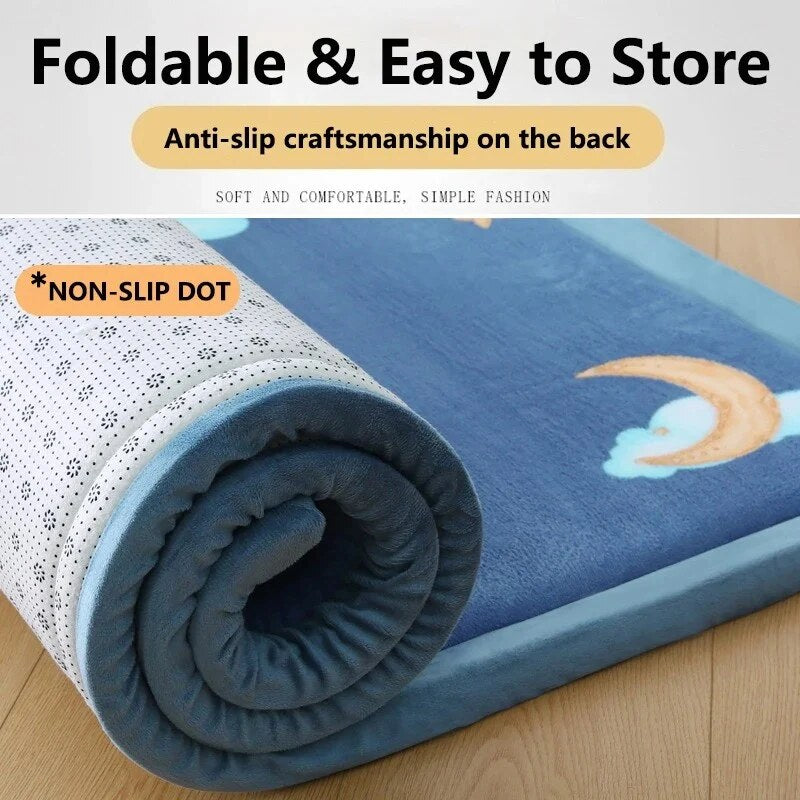 Foam Play Mat – rectangular shape, non-slip backing, multiple colours