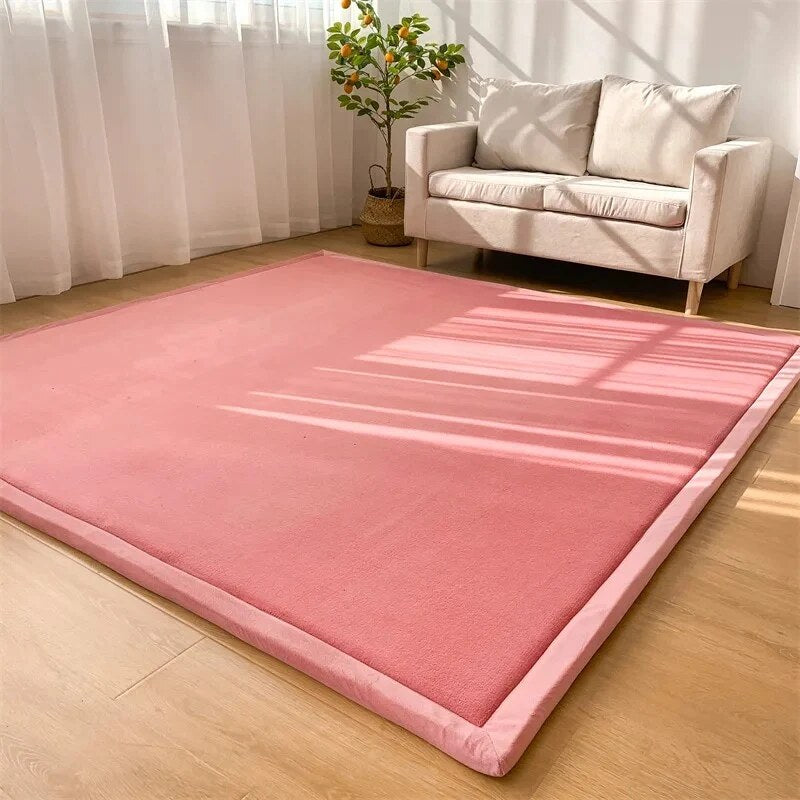 Foam Play Mat – rectangular shape, non-slip backing, multiple colours