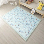 Foam Play Mat – rectangular shape, non-slip backing, multiple colours