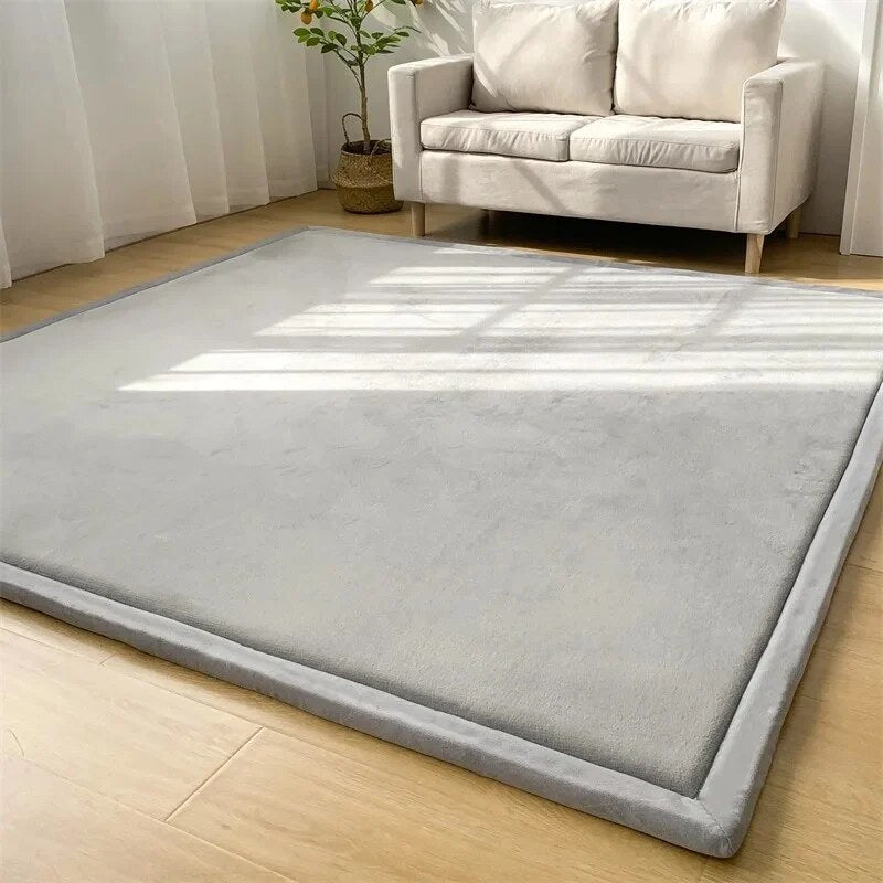 Foam Play Mat – rectangular shape, non-slip backing, multiple colours