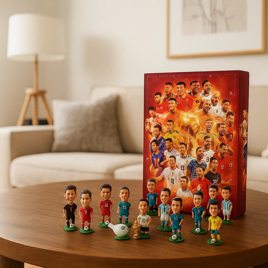 Football Advent Calendar – 24 player figures, three styles
