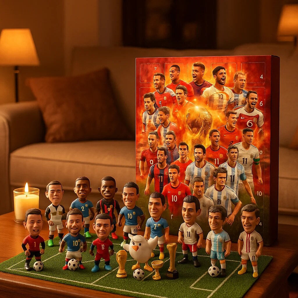 Football Advent Calendar – 24 player figures, three styles