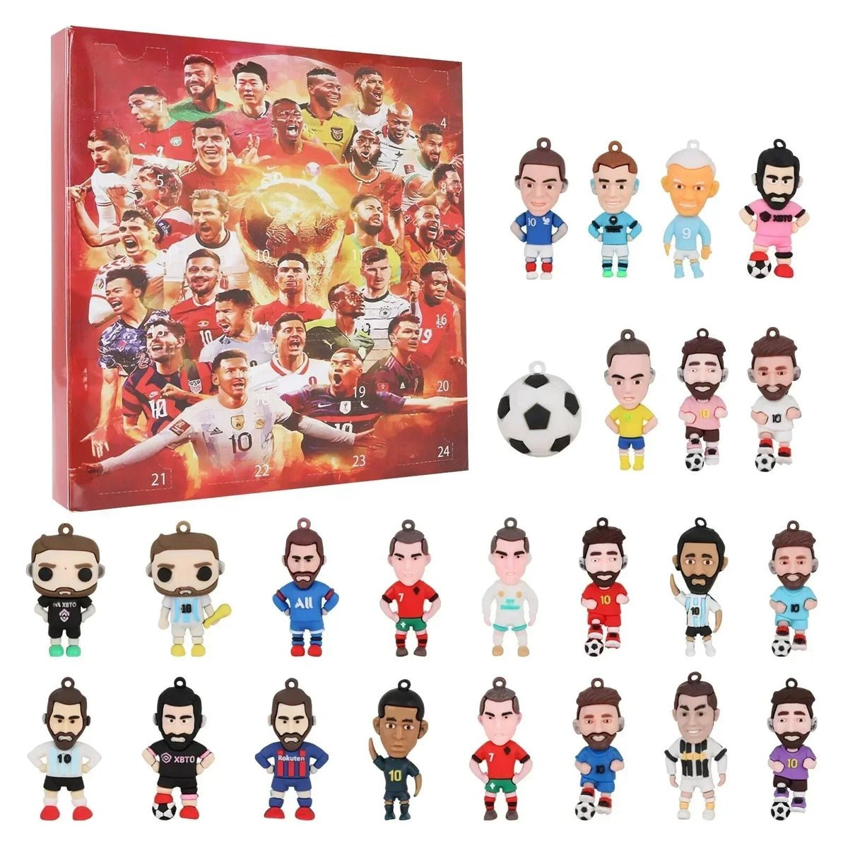 Football Advent Calendar – 24 player figures, three styles