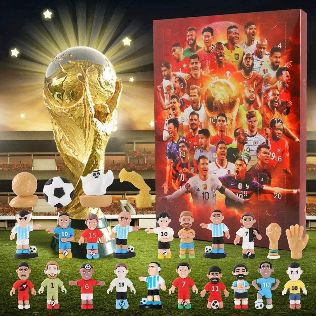 Football Advent Calendar – 24 player figures, three styles