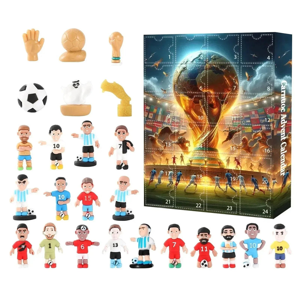 Football Advent Calendar – 24 player figures, three styles