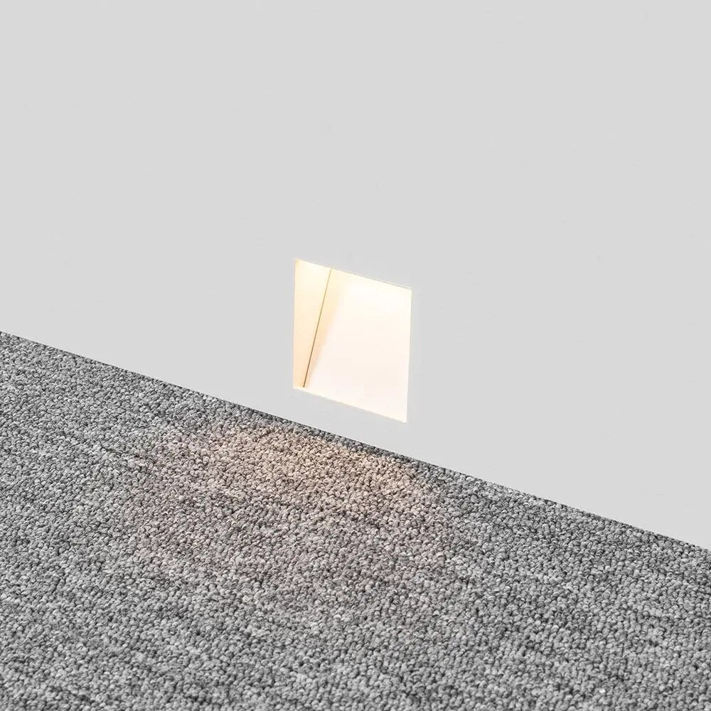 Frameless LED Wall Light – recessed, sensor control, two shapes