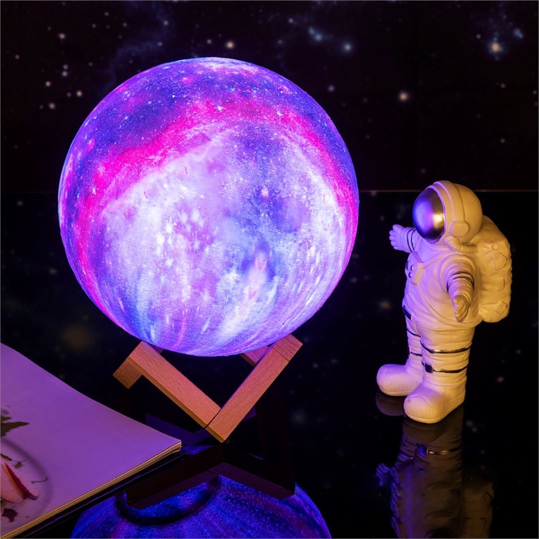 Galaxy Moon Lamp