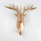 Geometric Animal Head Wall Hook