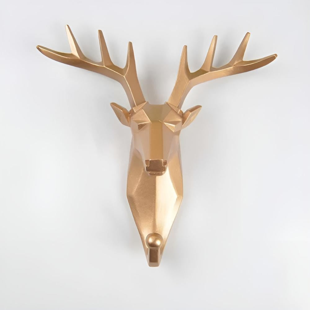 Geometric Animal Head Wall Hook
