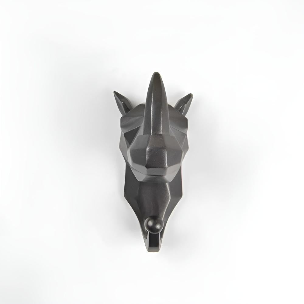 Geometric Animal Head Wall Hook