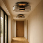 Glass Bowl Ceiling Light